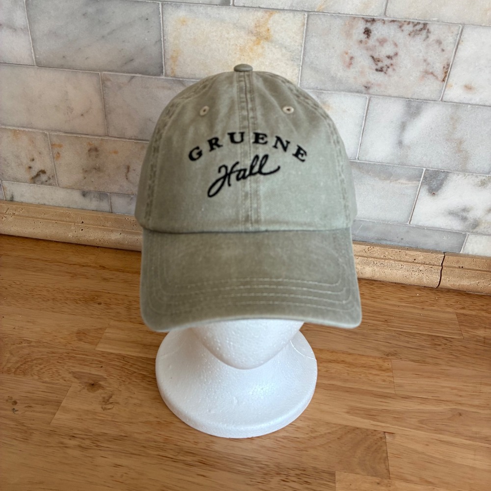 Gruene Hall Hat Unisex OS Sage Green Texas Oldest Dance Hall Dad Cap Adjustable